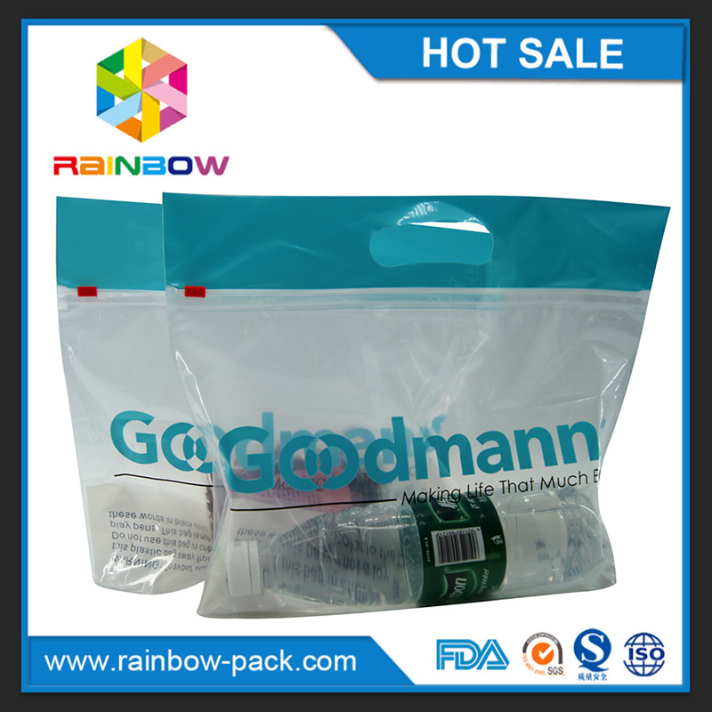 El logotipo modificado para requisitos particulares imprimió el bolso de empaquetado del olor del bolso de la prueba de los bolsos de la fruta ziplock de encargo del resbalador con el agujero del hange