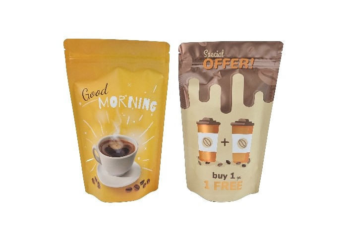 De café del bolso 250g 500g 1kg del Ziplock del levantar bolso de encargo
