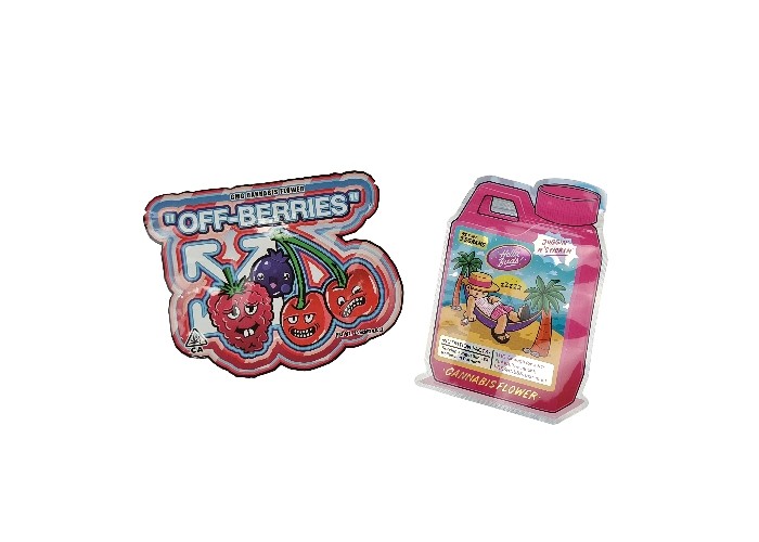 La cerradura a prueba de niños formada especial de la cremallera empaqueta 3.5g que se puede volver a sellar - bolsas de la prueba del olor 28g