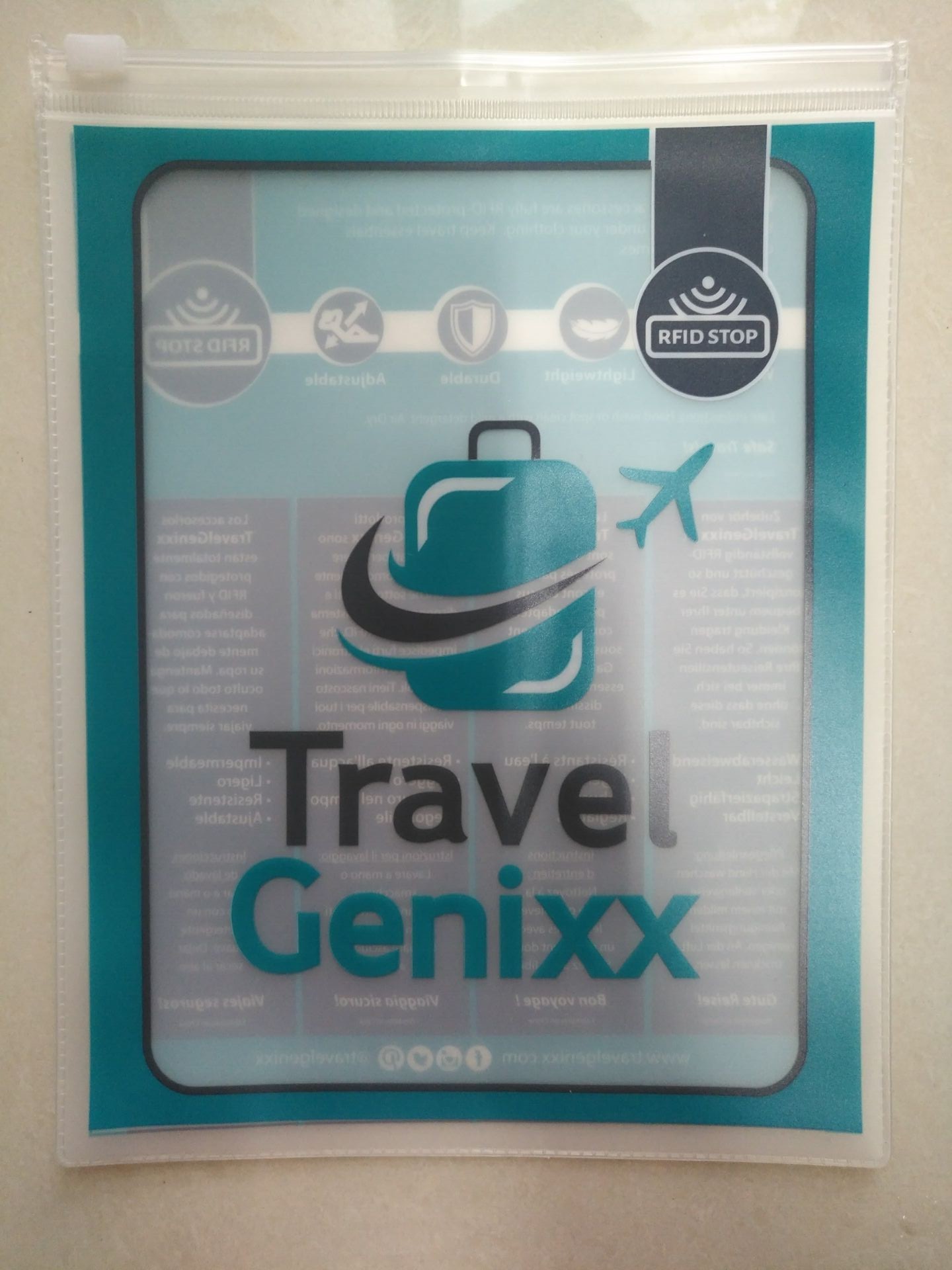 Bolso transparente claro del Pvc, sello lateral del bolso tres de la suspensión del Pvc del Pin de ropa