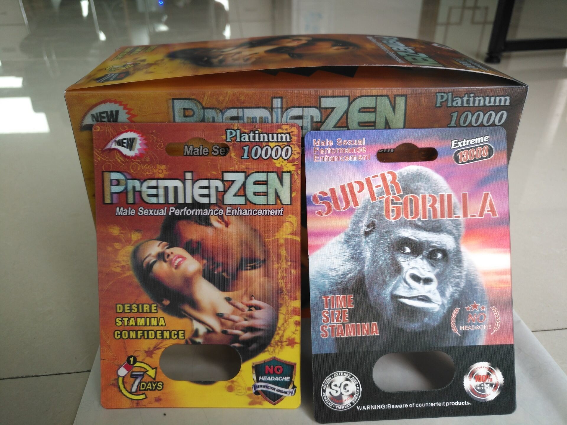 Las píldoras masculinas del aumento despejan los materiales de empaquetado del papel/PP de la ampolla