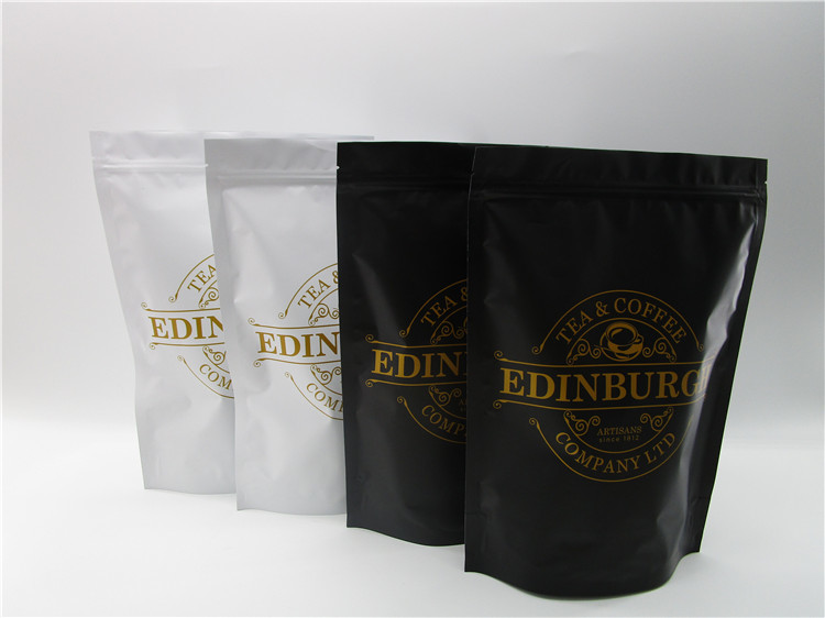 Bolso de café modificado para requisitos particulares de calidad superior de la parte inferior del cuadrado del café de la impresión del fotograbado