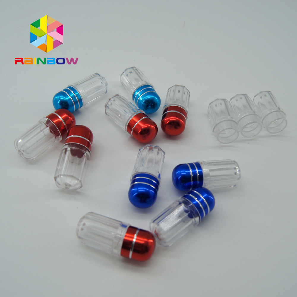 Botellas de píldoras de plástico para cápsulas sexuales de rinoceronte / Contenedor de cápsulas Empry