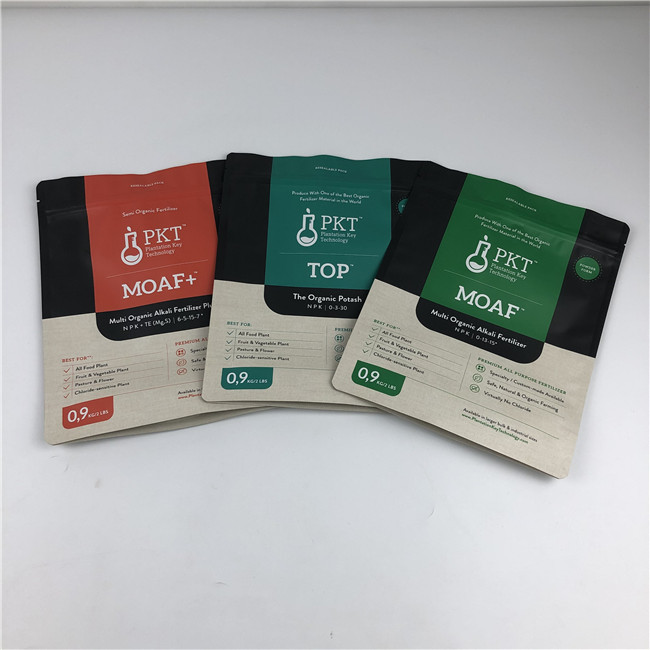 Bolsas de embalaje de flores secas con mango de bolsas de papel de holograma a prueba de olor