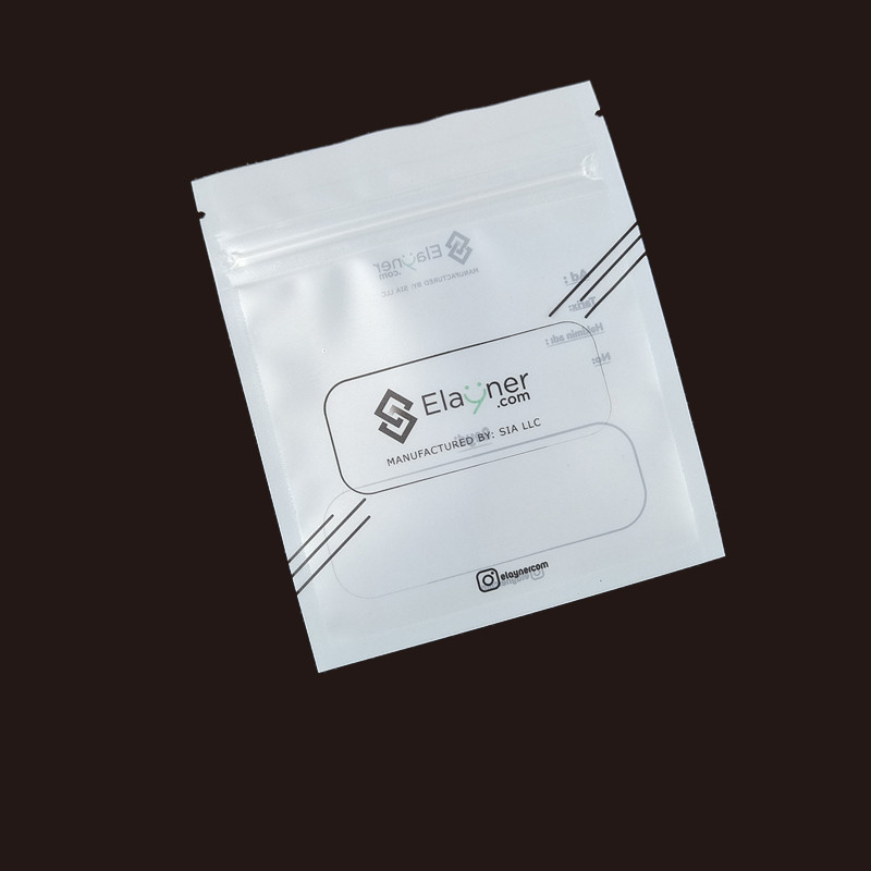 Impresión personalizada Aligners Bolsa de limpieza dental Embalaje de cierre de cremallera Bolsa de sellado térmico Blanqueamiento de dientes Bolsas Mylar limpias para alineador