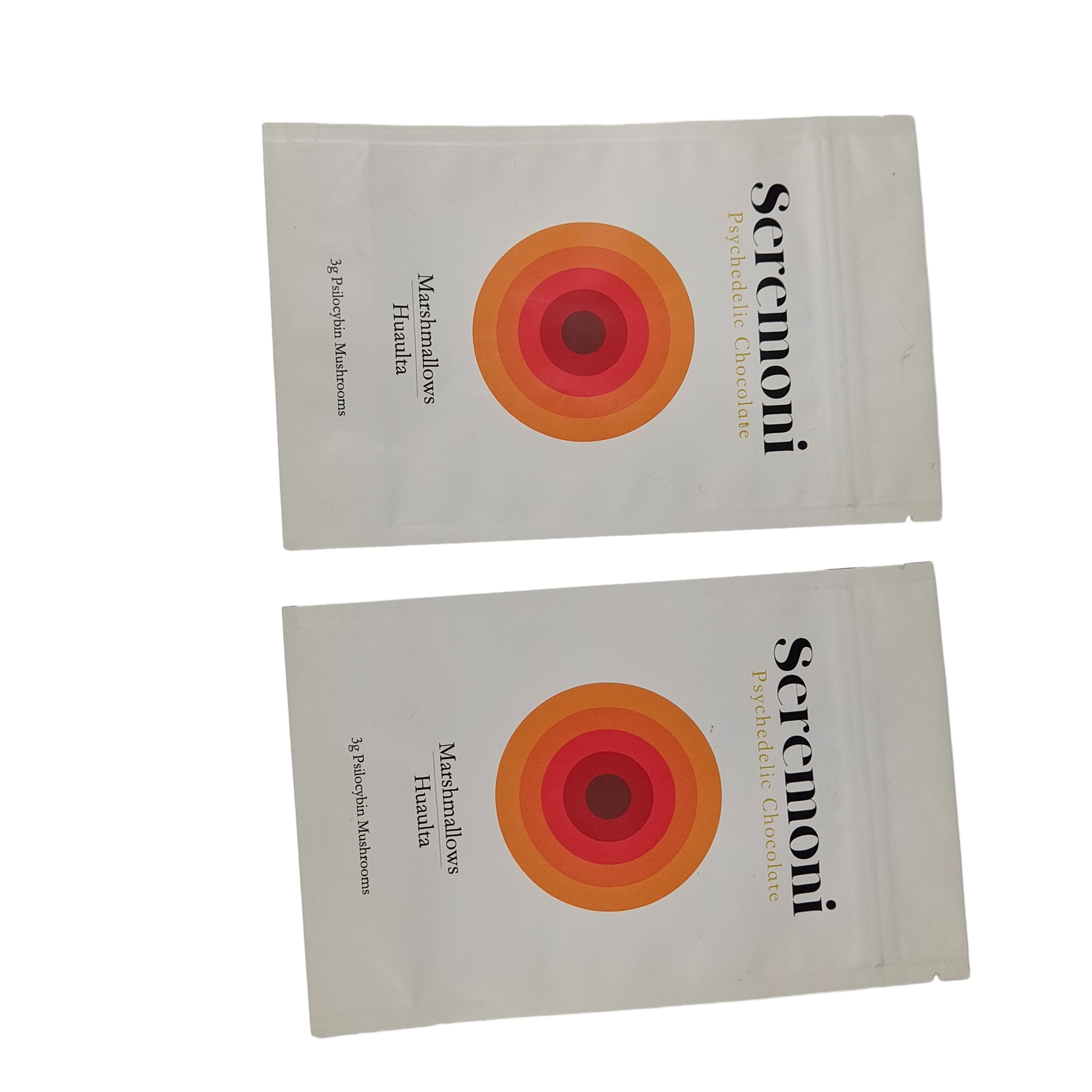 Bolso de bolsillo pequeño tamaño personalizado 10g 150g 300g bolsillo laminado de papel laminado con cremallera