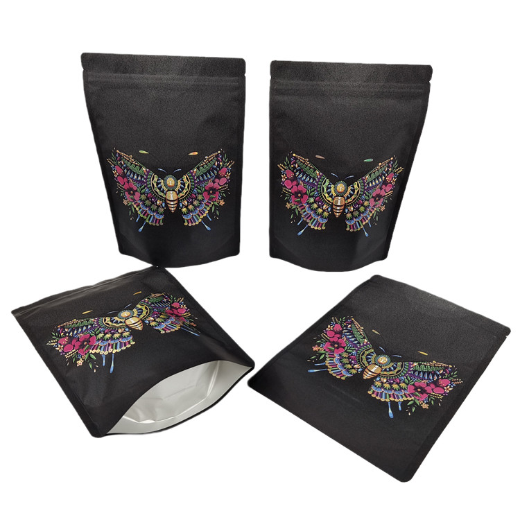 Venta caliente Bolsas a prueba de olor personalizadas con logotipo Impresión digital Bolsas de Mylar biodegradables resealables