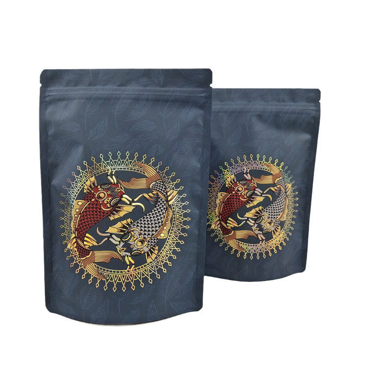 Material laminado Stand Up Food Bolsa de plástico con logotipo propio Impresión digital Envasado de caramelos de goma