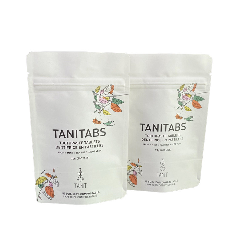 Bolsa de cartón con cremallera