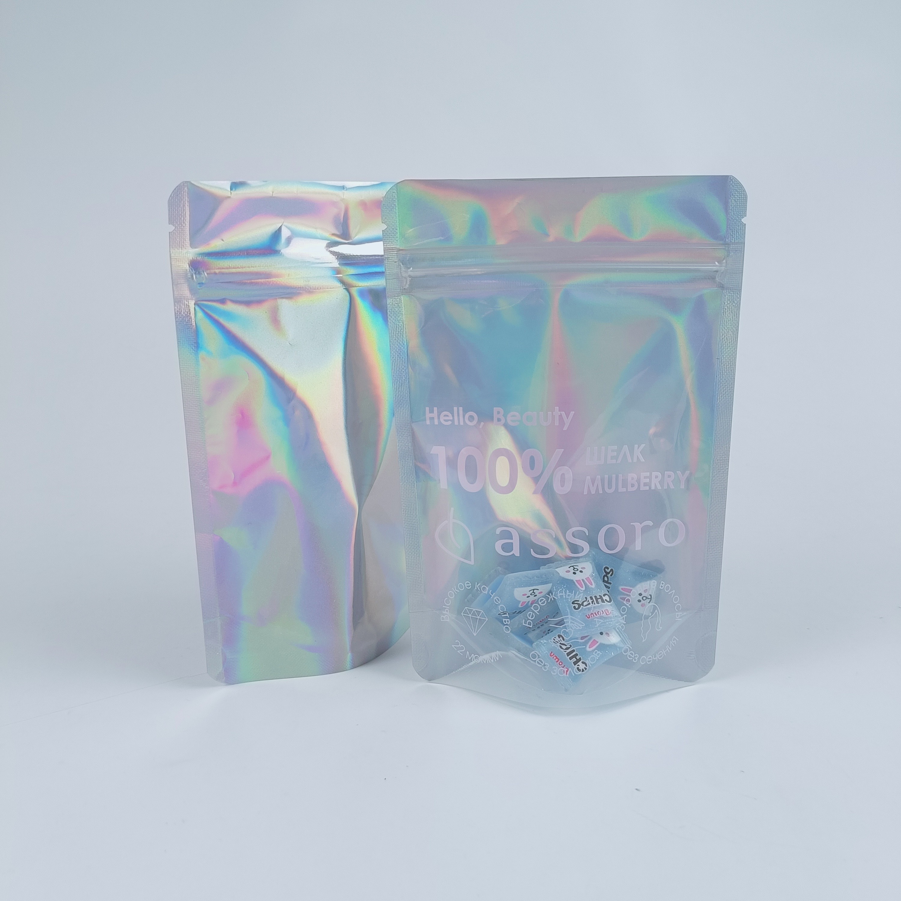 Impresión digital A prueba de niños 3.5g Galletas A prueba de olor Bolsa VMPET