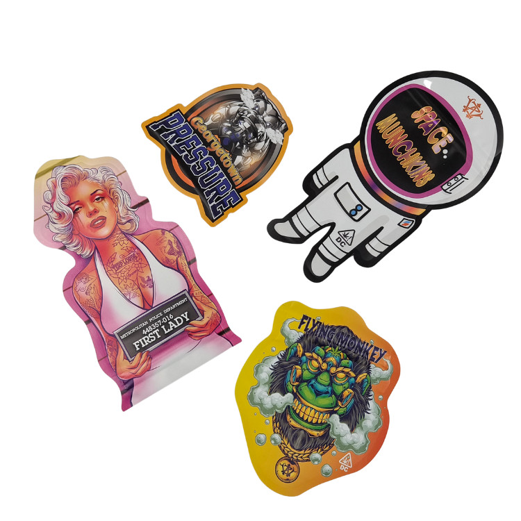 Bolsas de caramelo a prueba de olor a prueba de olor a prueba de plástico a prueba de niños. Bolsas Mylar 3.5g 7g Bolsas Mylar a medida.