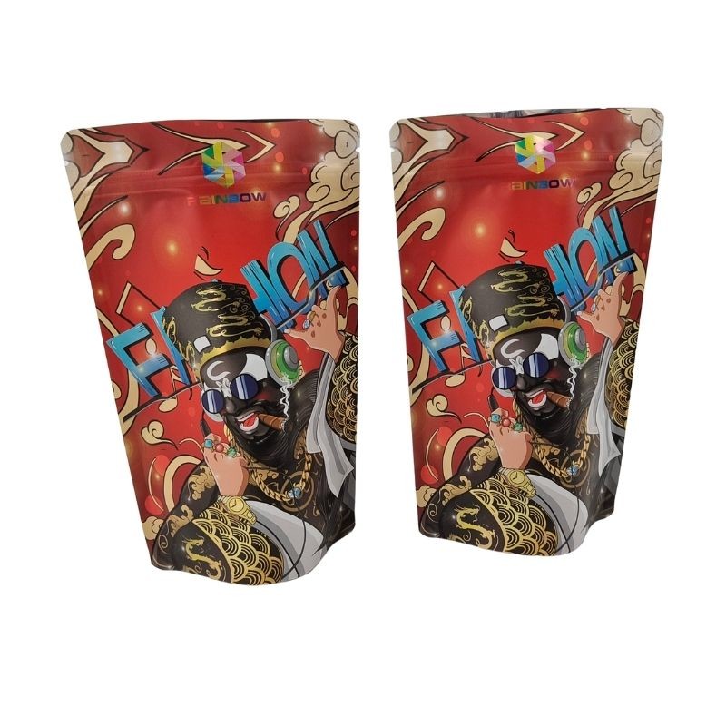 Bolso de transporte cosmético resistente al agua y resistente con cremallera de pie