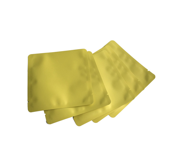 Logotipo personalizado de grado alimenticio clara delantera de cremallera 3 bolsas de sellado lateral para la máscara facial