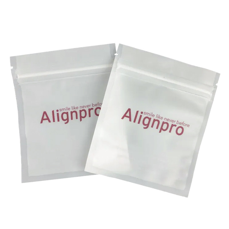 Impresión digital Bolsas de plástico embalaje con mango de sellado de sello térmico