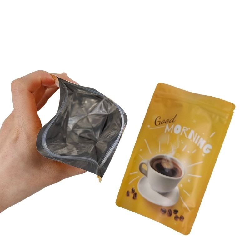 Embalaje personalizado de bolsas de bocadillos para galletas con muesca y características