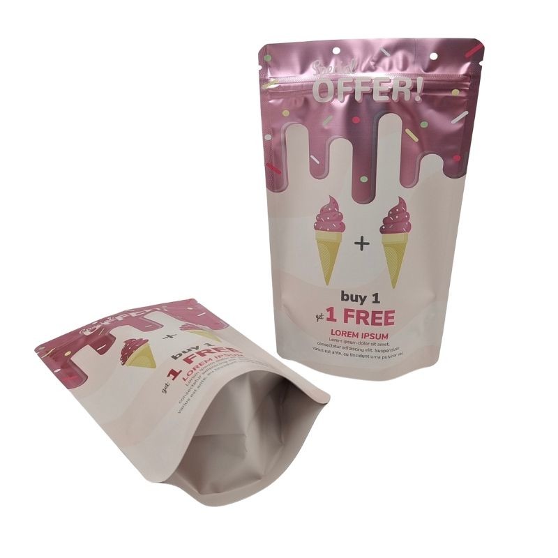 Bolsa de embalaje de alimentos con cierre de cremallera para con pedido personalizado Aceptado