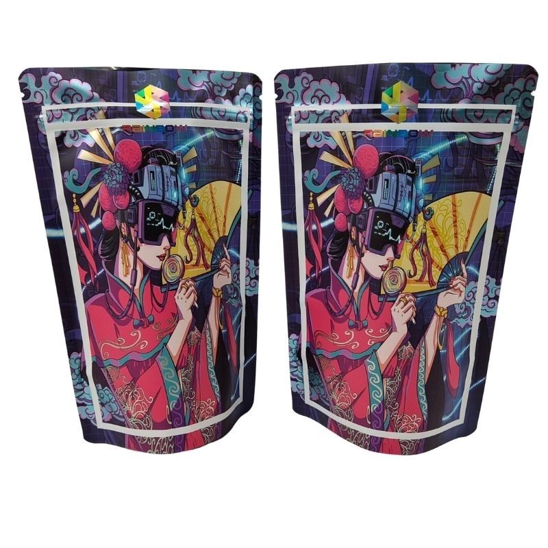 Bolsa de plástico de embalaje de alimentos secos conveniente para la conservación de alimentos