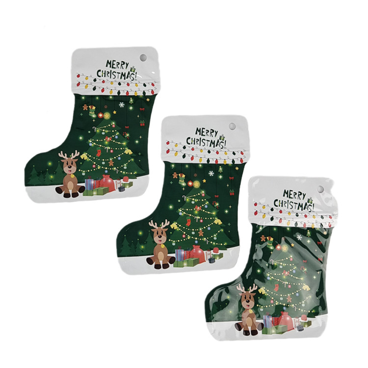 Bolsa de embalaje de forma especial reutilizable impresa a medida Bolsa comestible de forma única