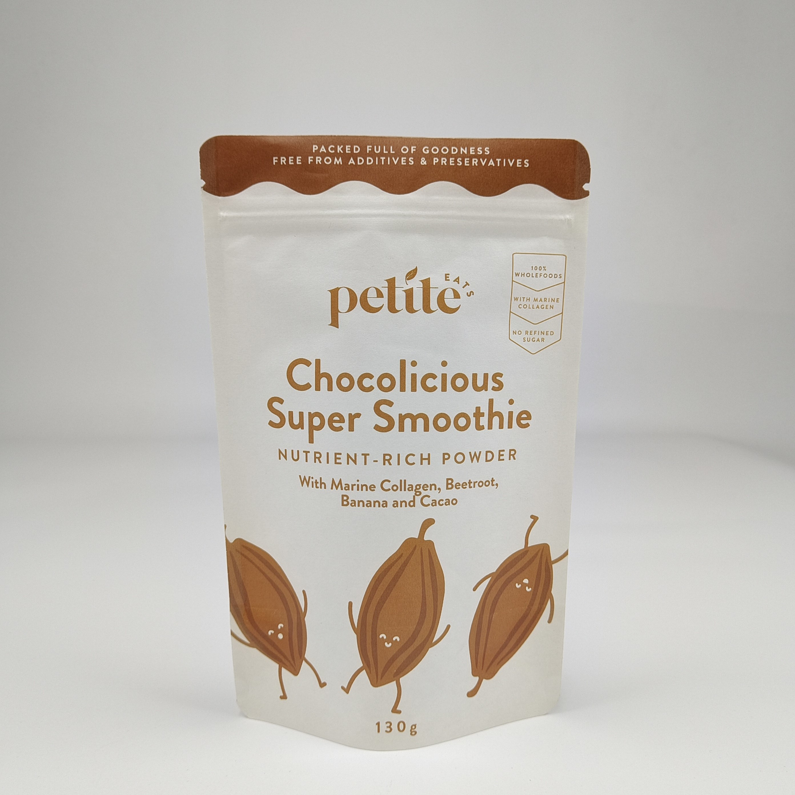 Muestra gratuita Bolsa de papel de cerradura reciclable Bolsas de papel Kraft personalizadas Bolsas de té con cerradura Blanco Bolso de pie