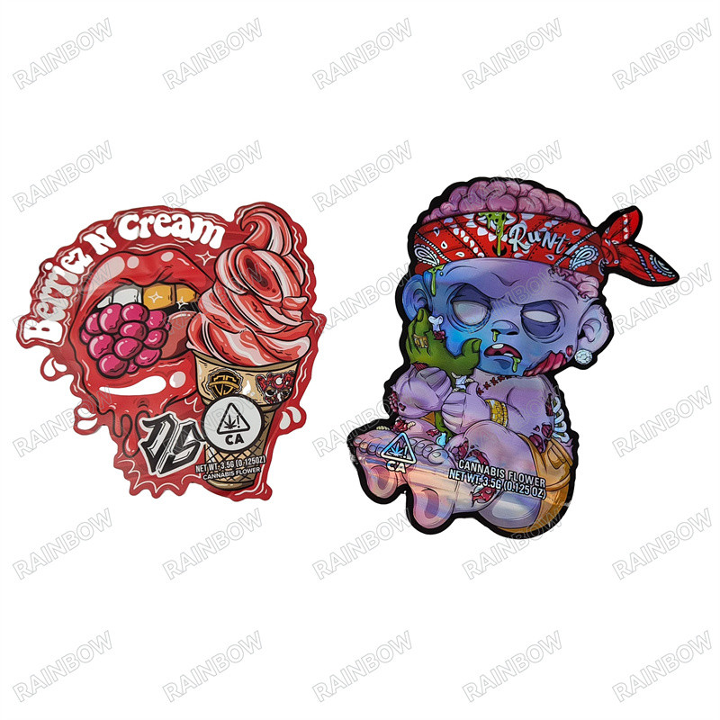 Bolsas de corte a presión impresas digitalmente duraderas con servicio profesional y durabilidad de impresión