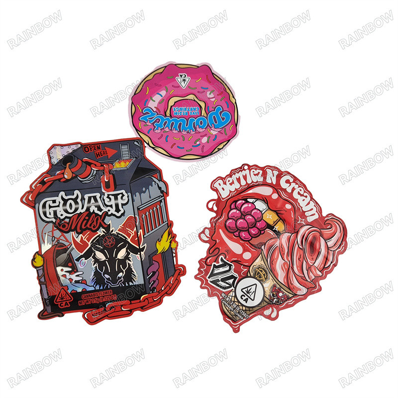 Bolsas de impresión digital de alta precisión para bolsas de corte a presión a prueba de olor de 3,5 g personalizadas