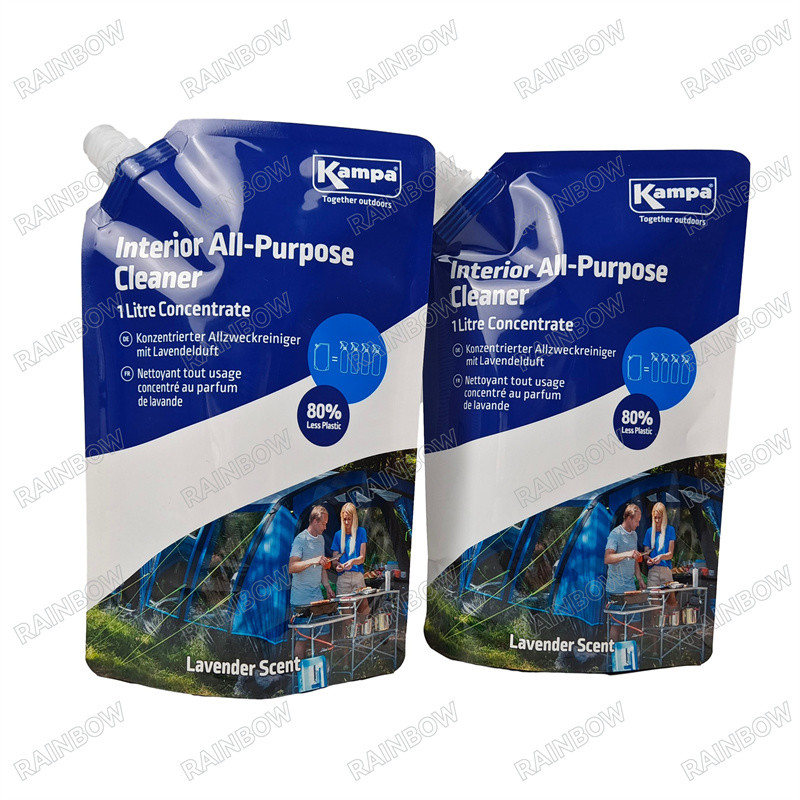 Comida, bebida, jugo con cremallera y bolsa de chorro lateral Bolsa de chorro para bebés de grado alimenticio