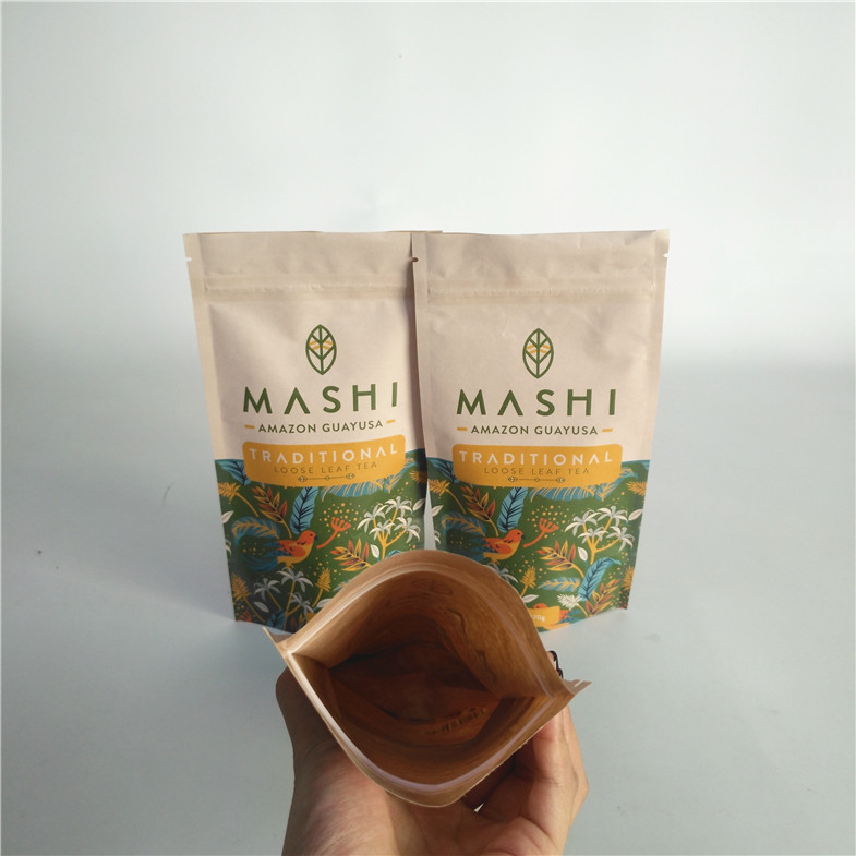 Impresión en grabado Stand up k bolsas, polvo de leche bolsa de papel de aluminio con cremallera