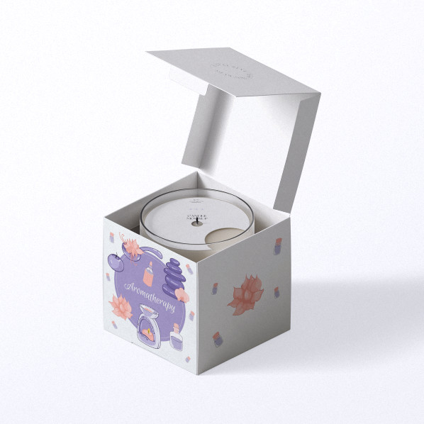 Envases de cartón de papel impreso personalizado Cajas de papel cosméticos en relieve Embalaje SGS