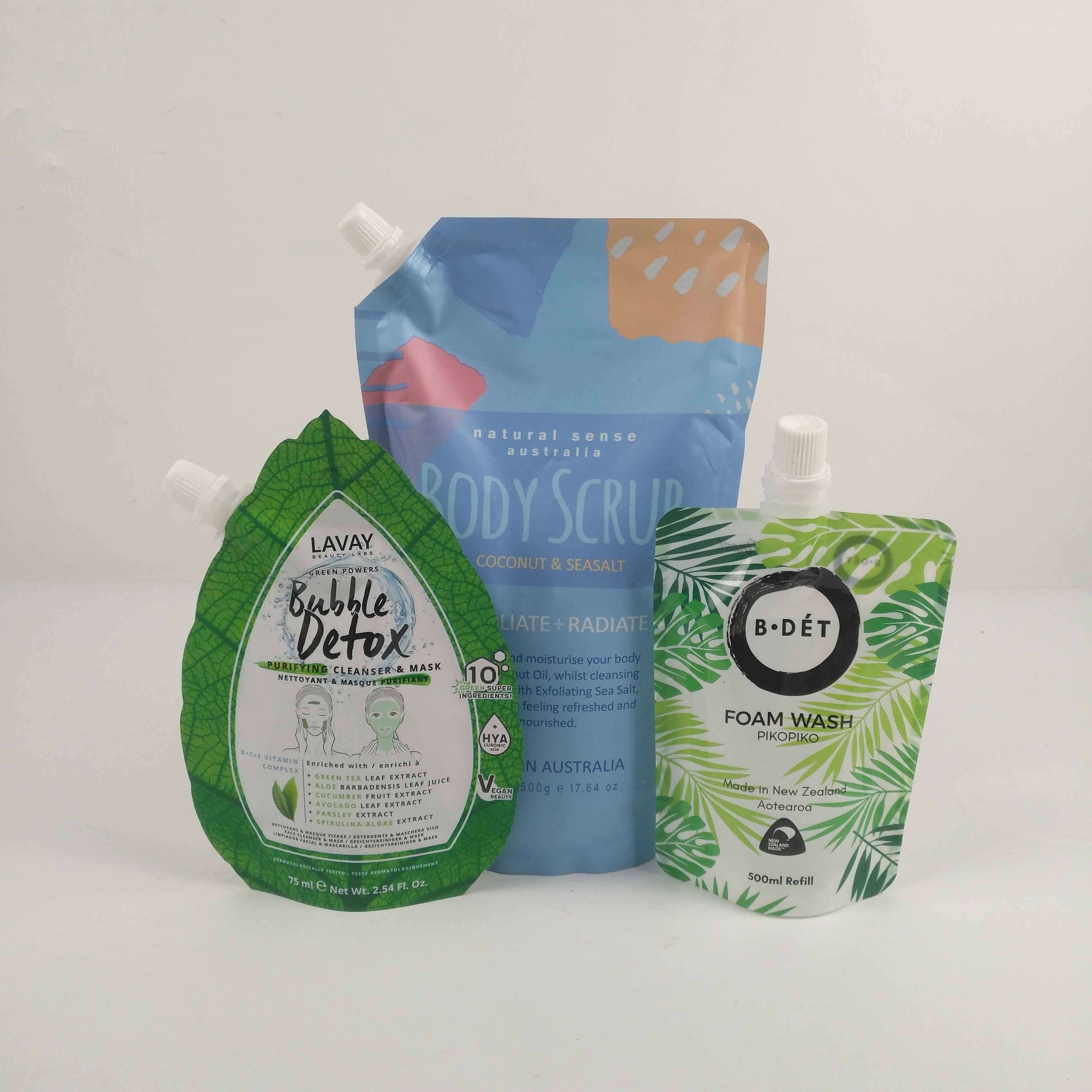 Se acepta el embalaje de bolsas de agua para alimentos con logotipo personalizado