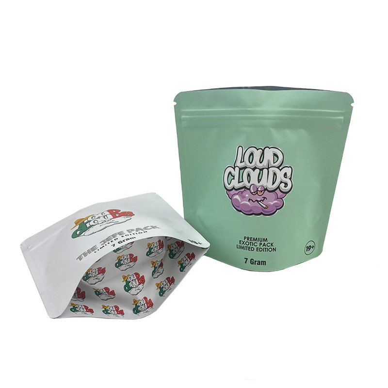 Embalaje de incienso de hierbas de color personalizado con estructura de material PET para el tipo de color CMYK