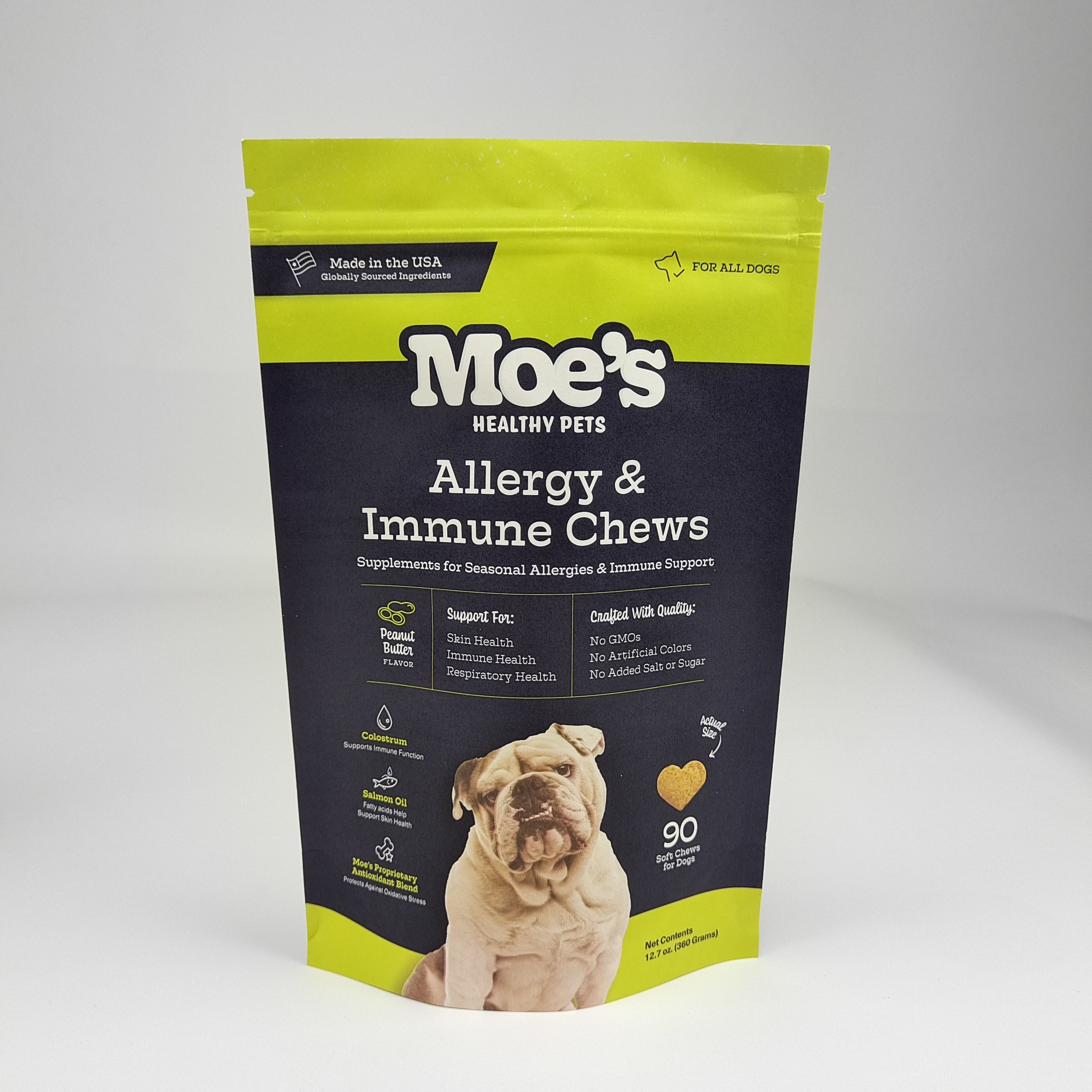 Bolsa de embalaje de alimentos impresa a medida a prueba de olores con cremallera y ventana