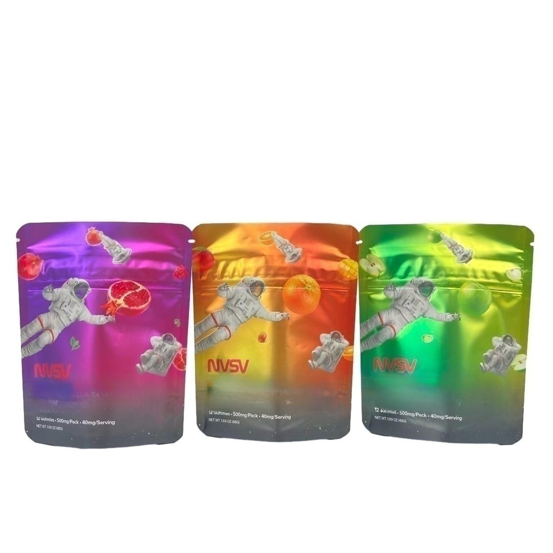 3.5 Bolsas de plástico de gramos Embalaje Etiqueta personalizada Impreso