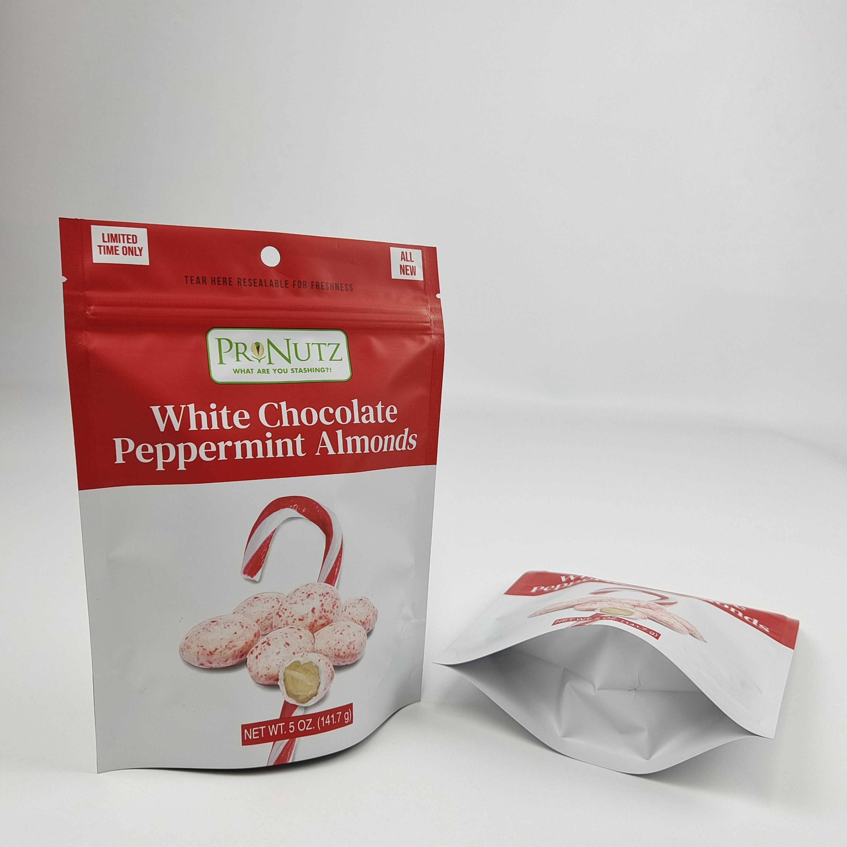 Bolsa de plástico con cremallera congelada, a prueba de olor, a prueba de humedad, a prueba de baja cantidad de impresión, digitalmente impresa.