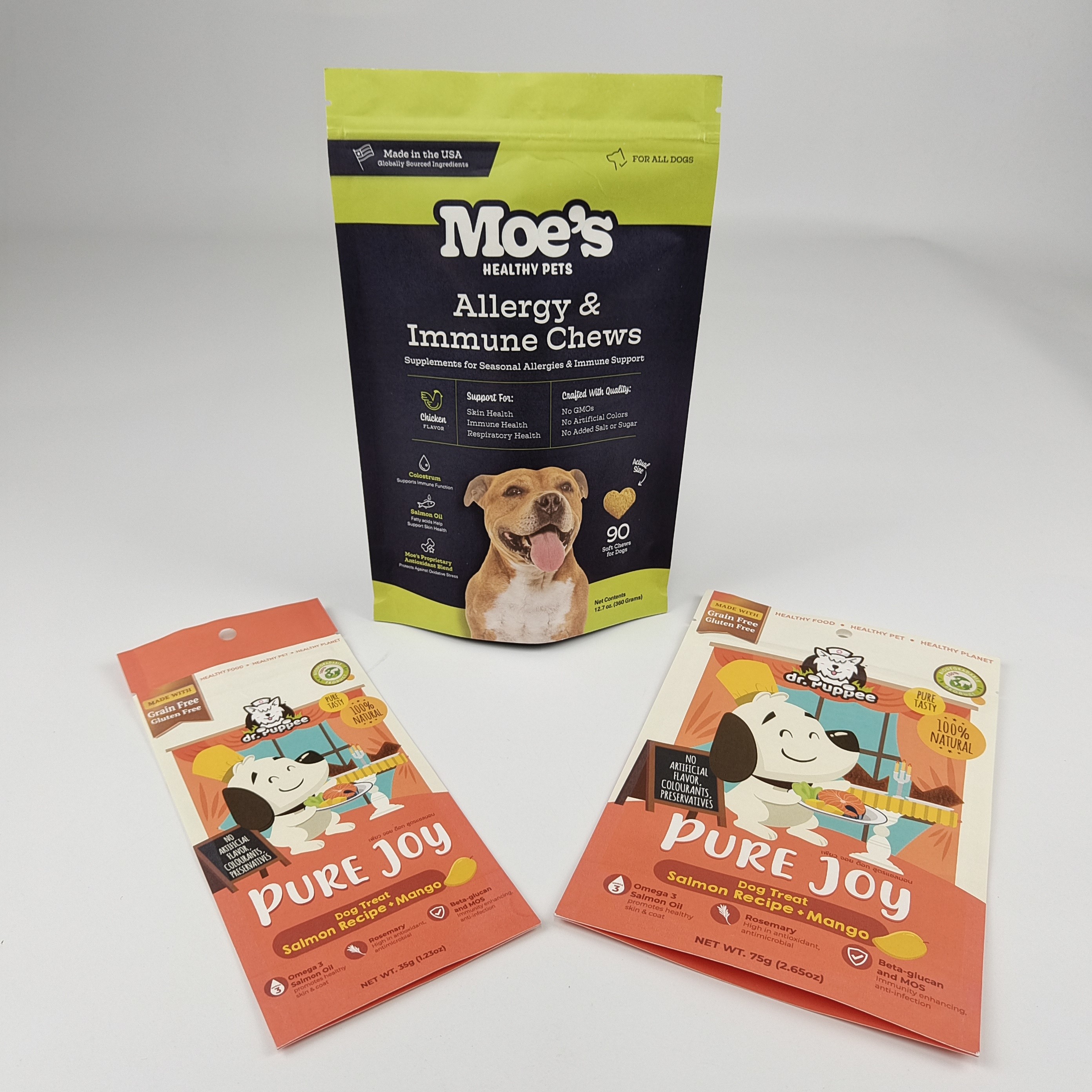 Reciclable Amigable al medio ambiente Mayorista Logotipo personalizado Impresión digital Bolsa de papel Kraft compostable