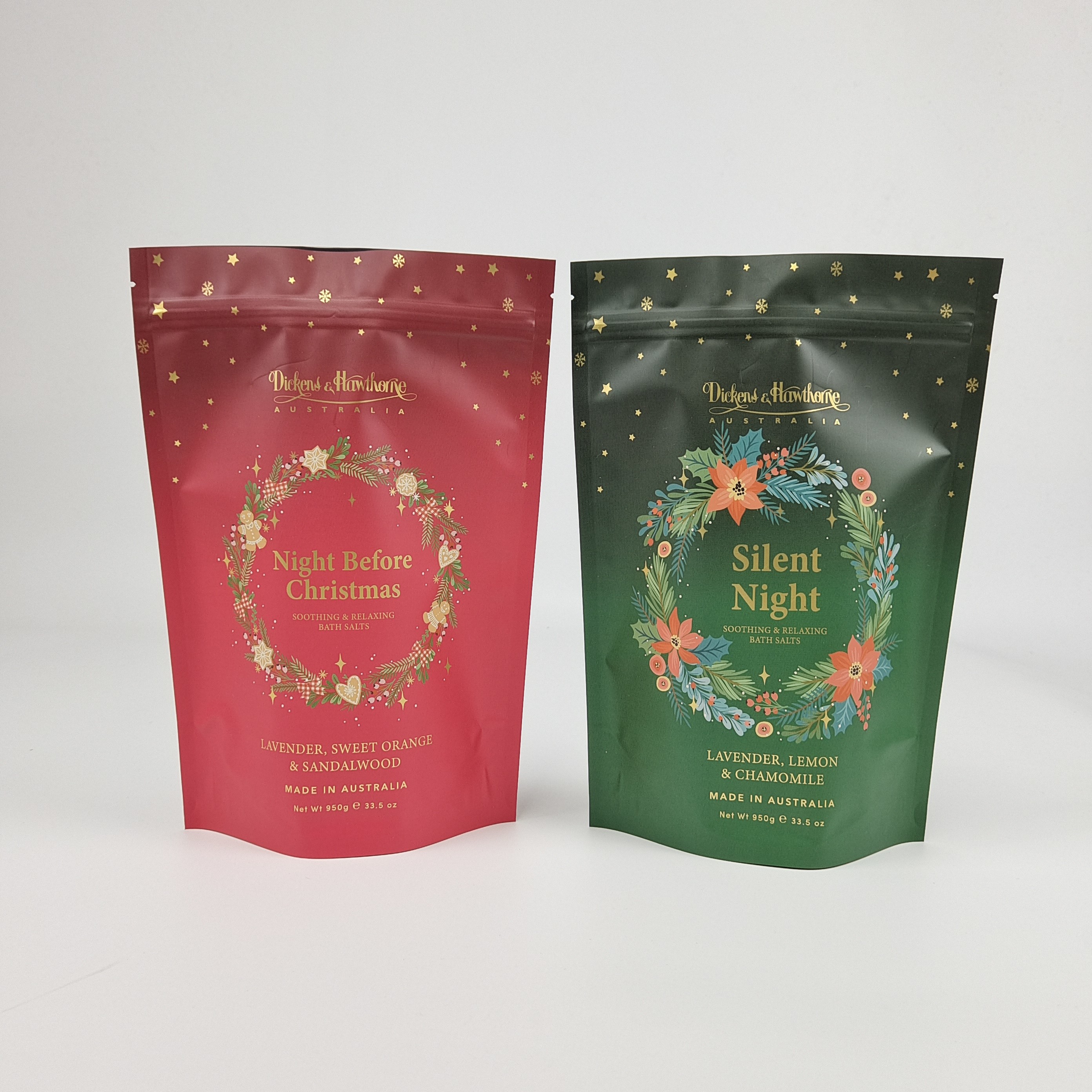 Embalaje hecha sin complicaciones bolsas de fondo plegadas para el logotipo de los clientes