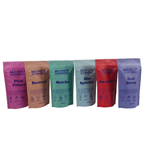 Bolsas digitales impresas de Mylar a prueba de olor Embalaje de polvo de café de pie Bolsa con cerradura de cerradura con papel de aluminio