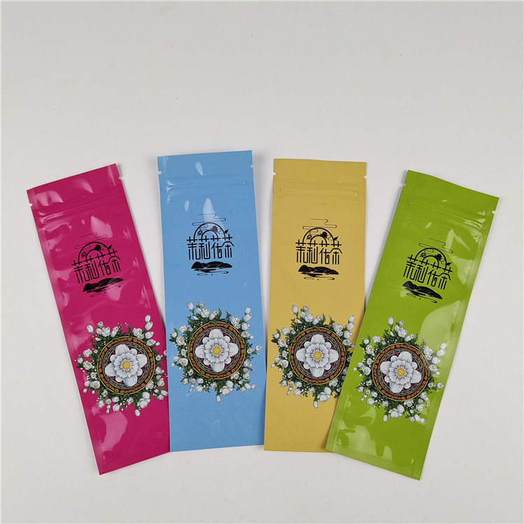 Bolsas de sello de tres lados para el cuidado dental Embalaje Sello térmico y pedido personalizado Aceptado hasta 10 colores disponibles