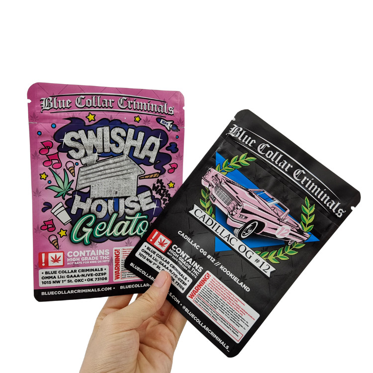 Embalaje de incienso de hierbas con película laminada personalizada para necesidades de personalización