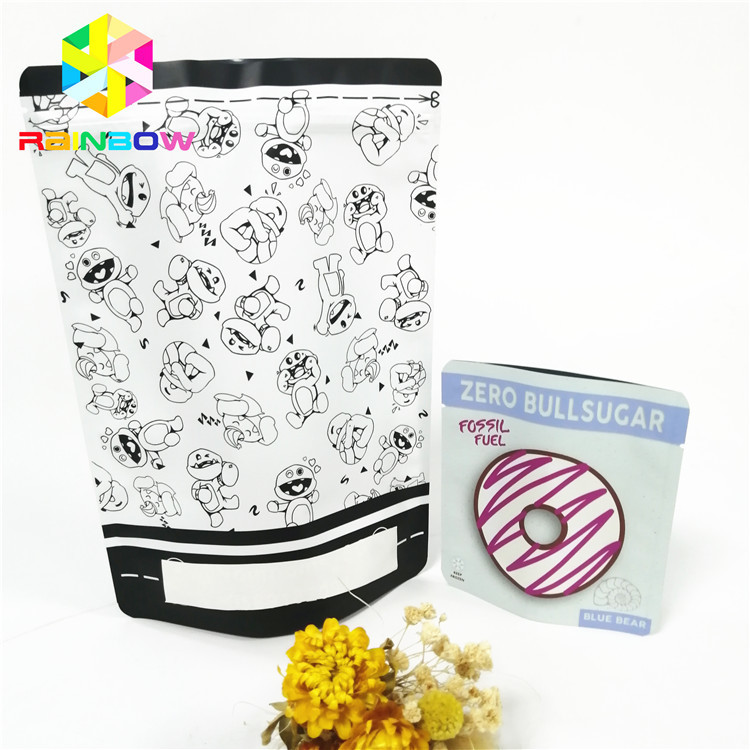 Bolso de alimento para mascotas de Matt Finish con función reutilizable y cierre de cremallera