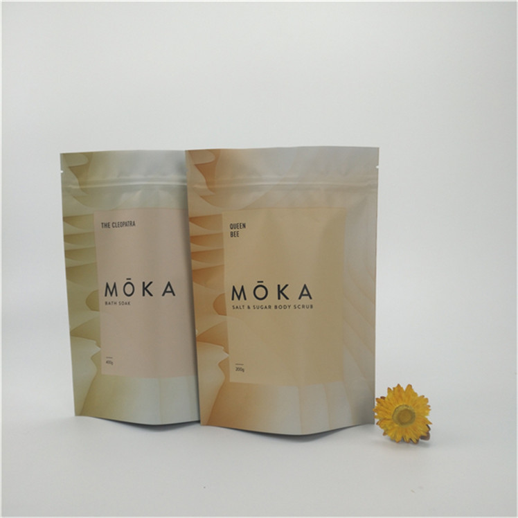 Aseguramiento de la calidad Bolsas de impresión digital Sello térmico Océano natural Sal marina Embalaje Bolso