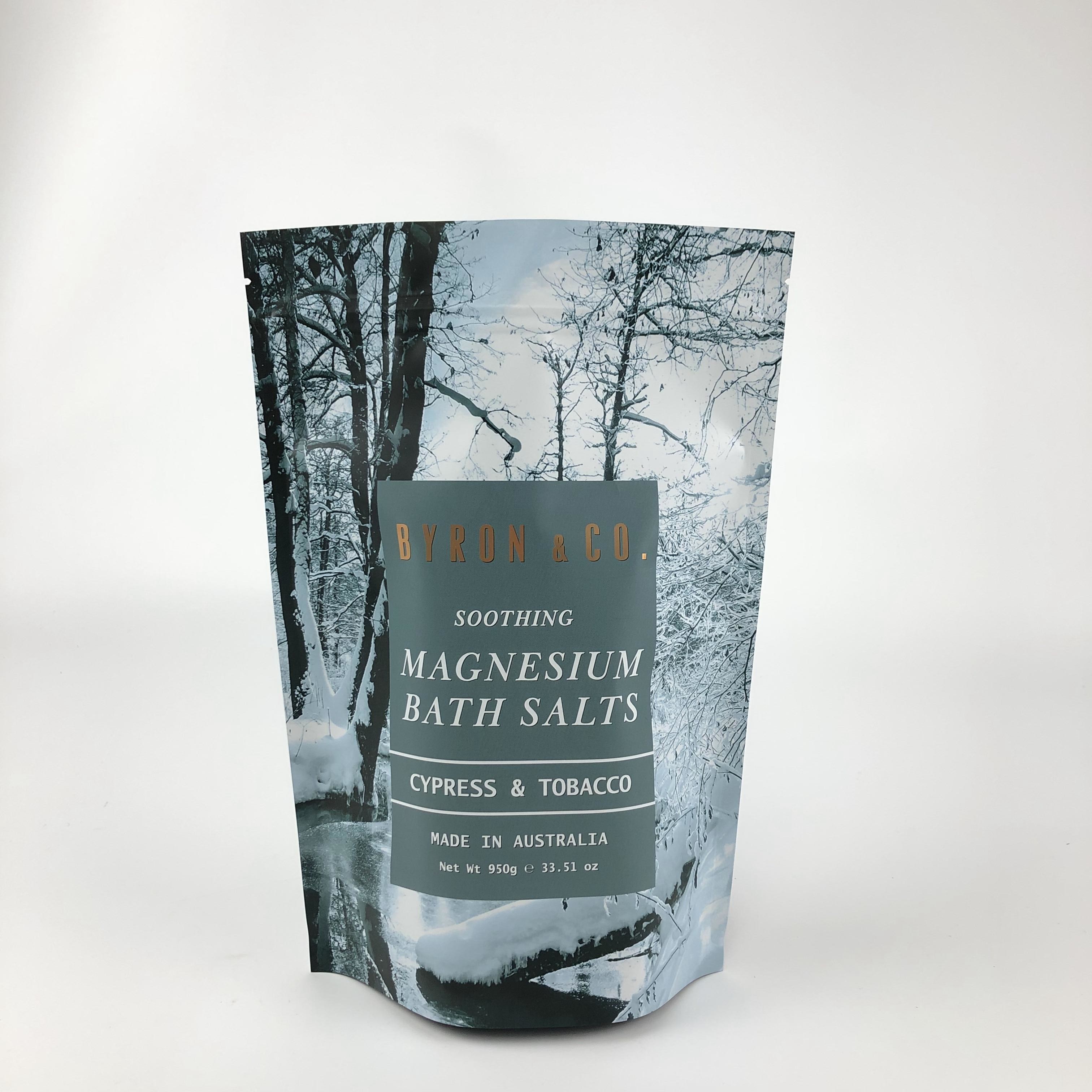 Envases de muestras de papel aluminio de varios tamaños para bolsas de sal de baño Mylar dentro del artículo