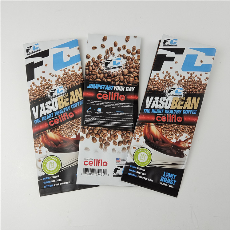 Las bolsas de embalaje más vendidas reciclables y respetuosas con el medio ambiente para granos de café para 250G 500G 1KG