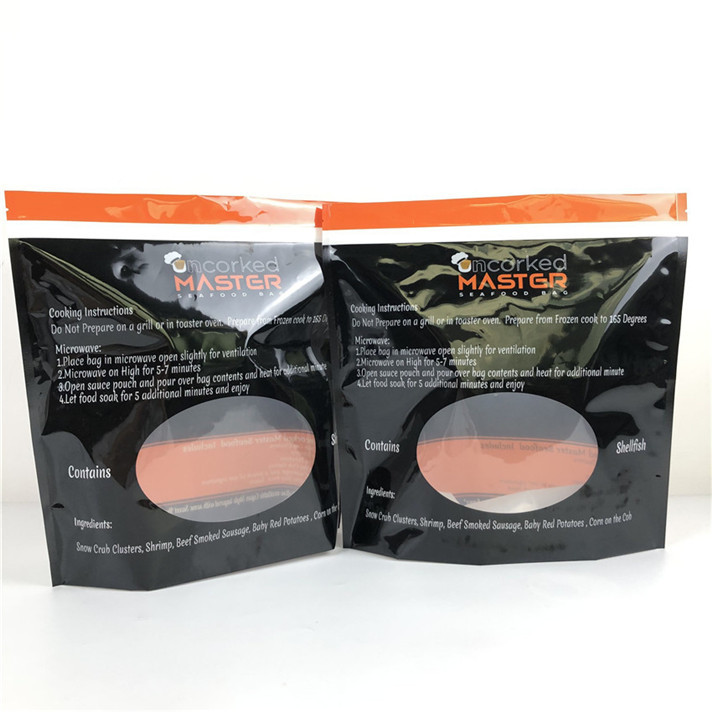 Impresión de papel de aluminio de mat stand up pouch ziplock gravura de impresión de color personalizado