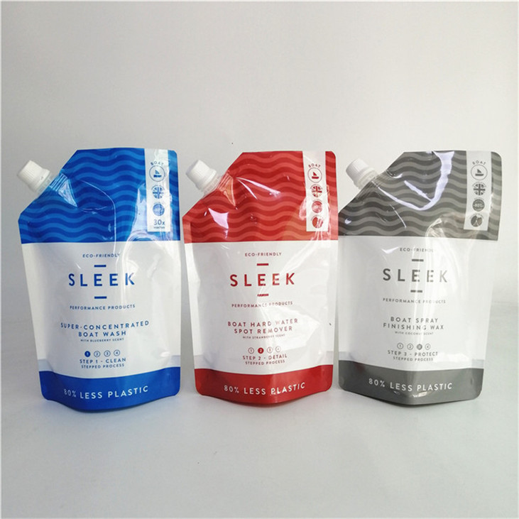 Almacenamiento Bolsas de chorro reutilizables Contenedor Bolsas sellables para beber jugo de leche