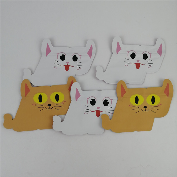 Logotipo personalizado de alta calidad Impreso Embalaje de forma especial avanzada Bolsa de bolsa de papel plástico