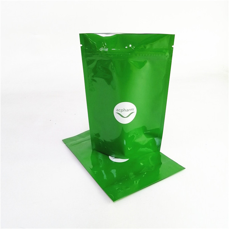 Aceptado hasta 10 colores disponibles a prueba de olor Stand Up Bolso de Bolso de sello térmico Top cierre con cremallera