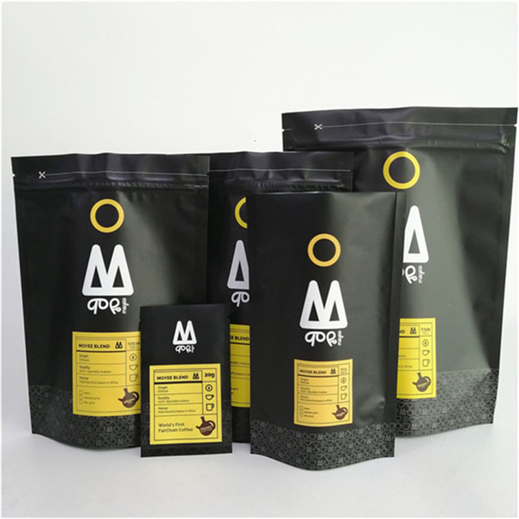 espesor personalizado resistente al olor resistente a la humedad material de aluminio PE para envases de bocadillos