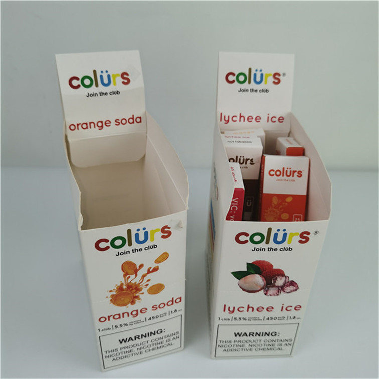 Logotipo caliente a medida Caja de visualización de cartón PDQ Cajas de visualización corrugadas