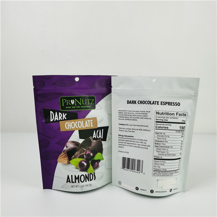 Impresión digital personalizada PE Bolsa de cremallera Eco-amigable y mango de sellado de sello térmico