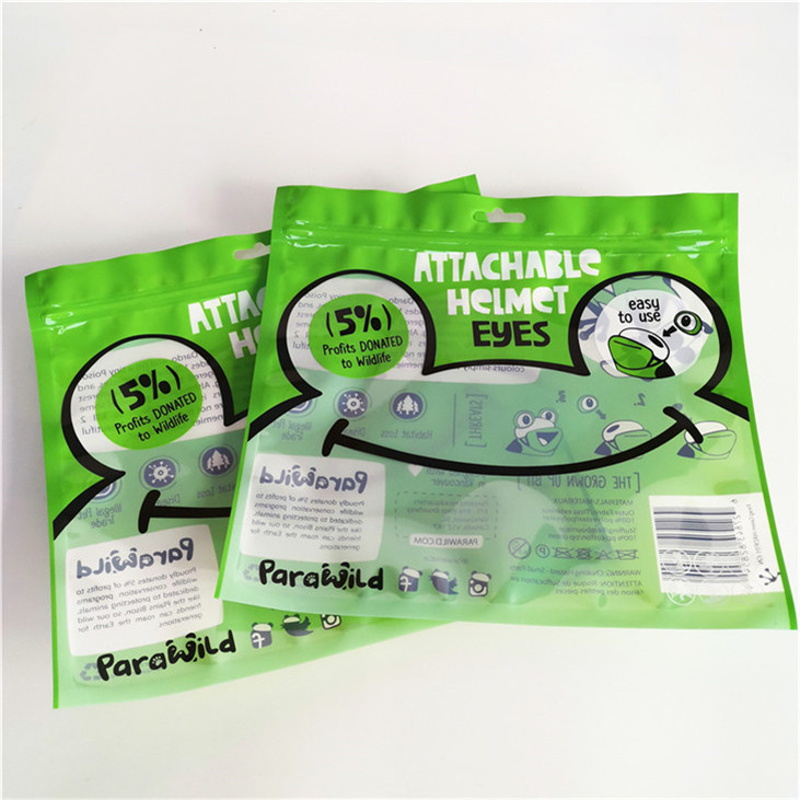 Bolsa de plástico de embalaje plano sellado de tres lados a prueba de humedad